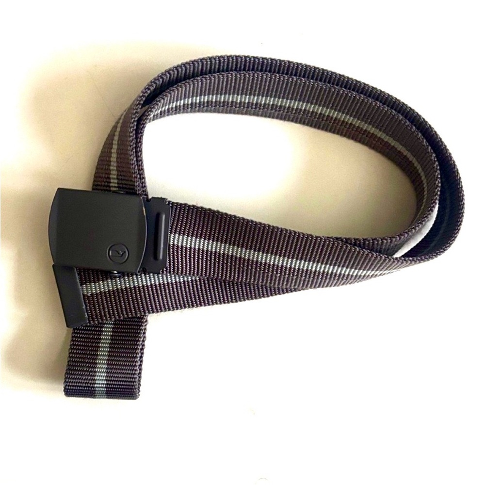 Vineyard Vines Two Tone Gray Striped Woven Men's Belt